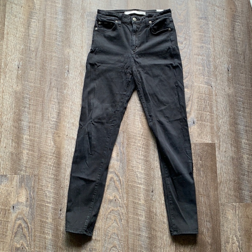Lovers + Friends Black Denim Skinny Jeans, Size 27